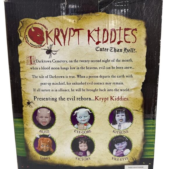 Krypt Kiddies Series 3 Tabby Horror Doll Cuter Than Hell Rare - Picture 2 of 11